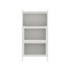 Bakers Rack with Cabinet,Bread Rack Coffee Station Microwaves Rack Storage Rack,4 Tier Kitchen Organizer Shelf for Dishes,Wine,Pots and Pans (white)